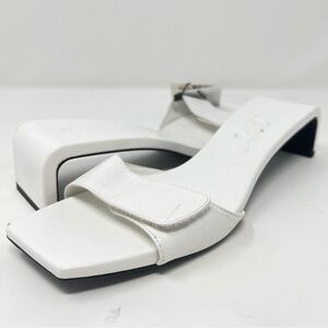 Mango White Women's Heels